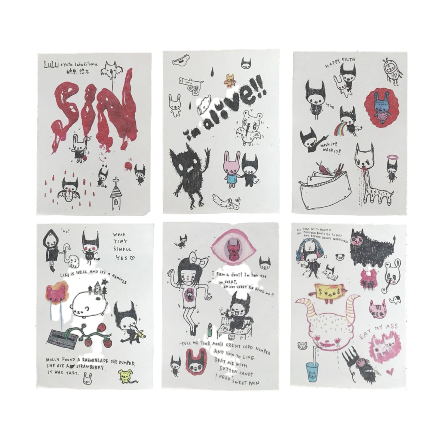 temporary tattoos ~ hell