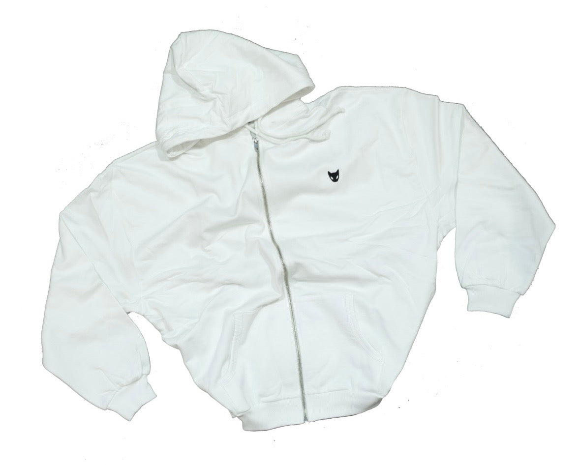 classic zipper ○ wht
