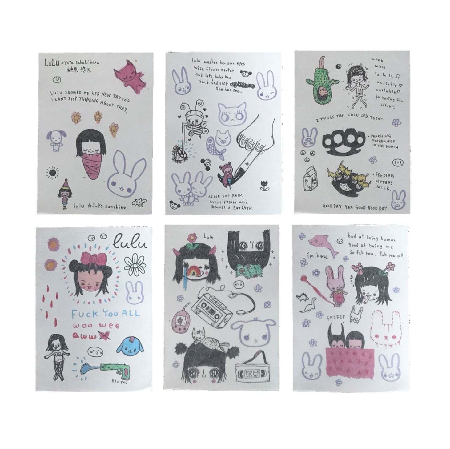 temporary tattoos ~ lulu