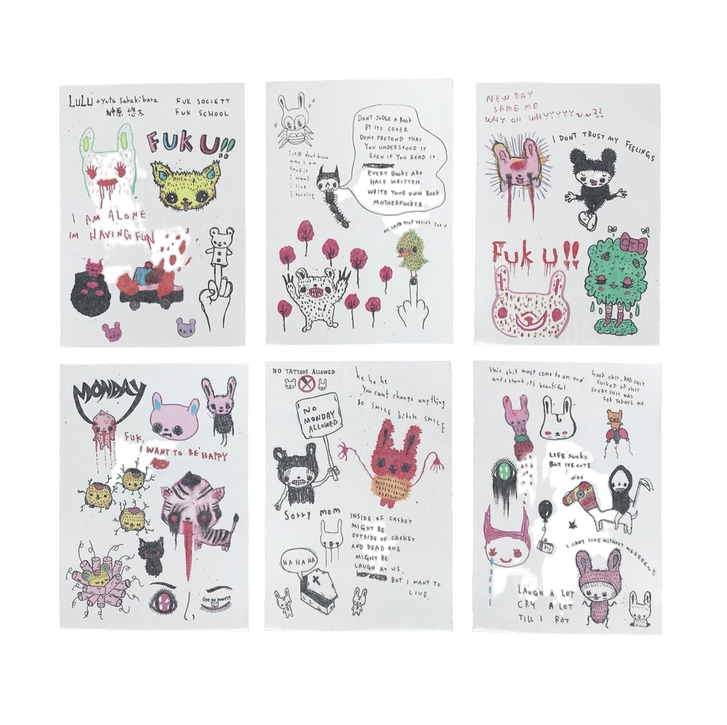 temporary tattoos ~ fuk this