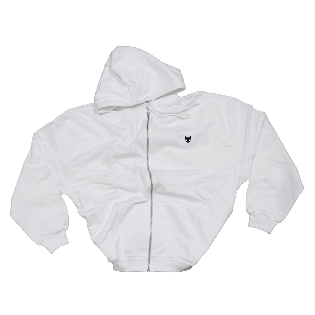 classic zipper ○ wht