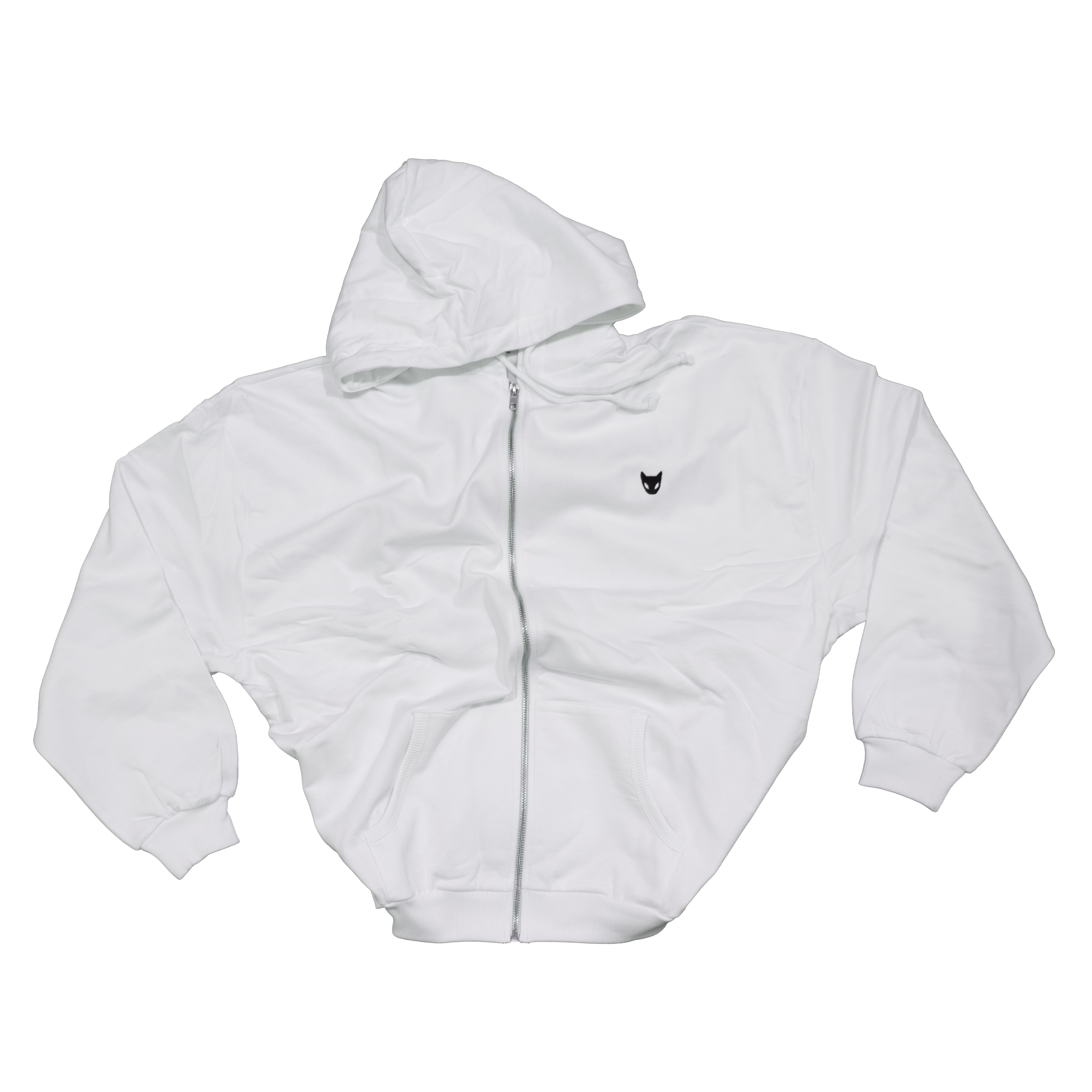 classic zipper ○ wht