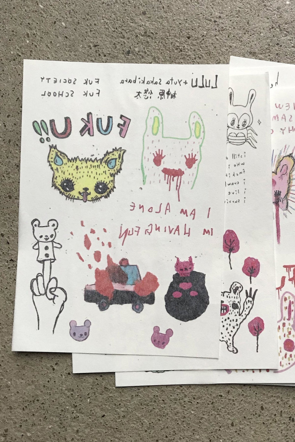 temporary tattoos ~ fuk this