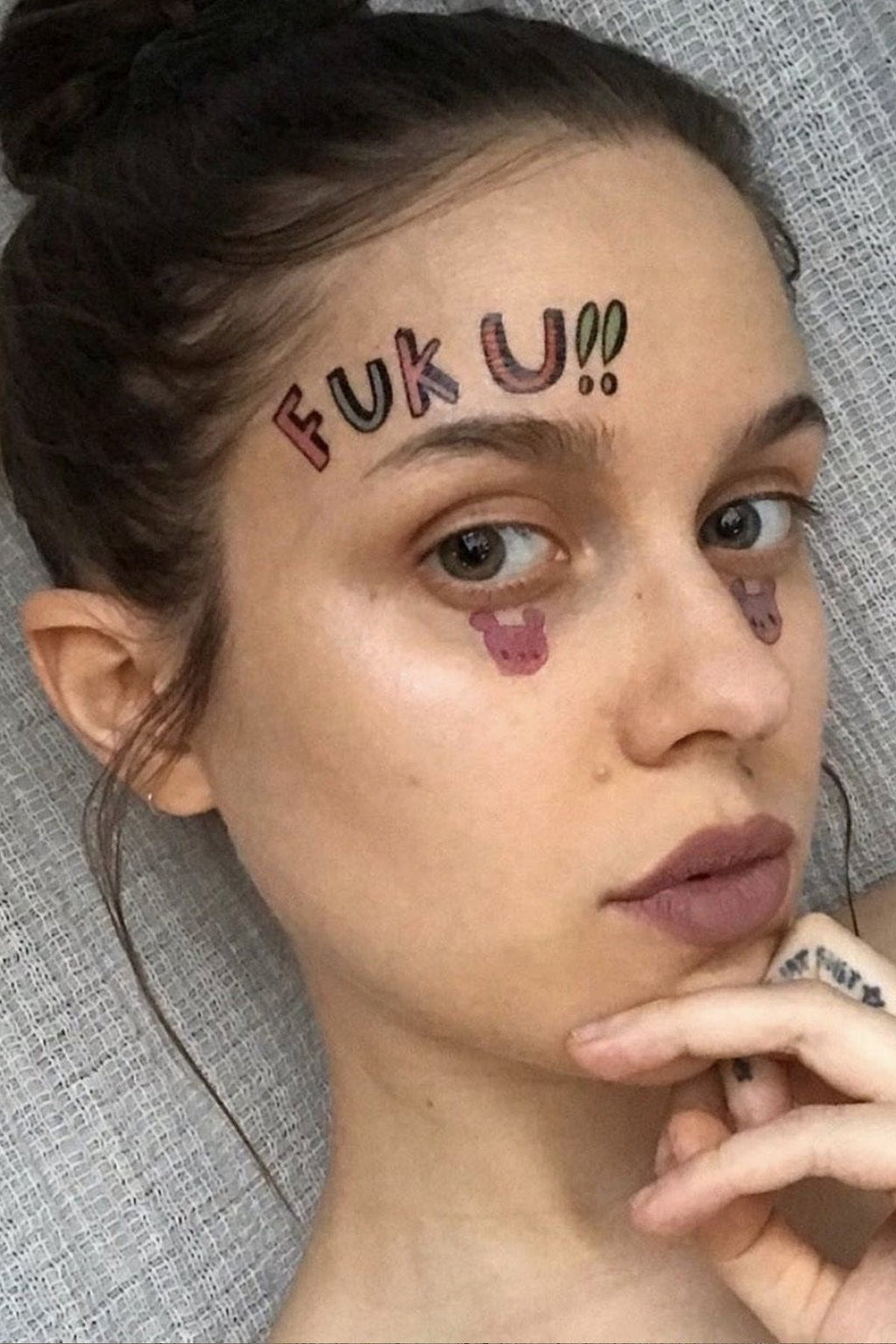 temporary tattoos ~ fuk this