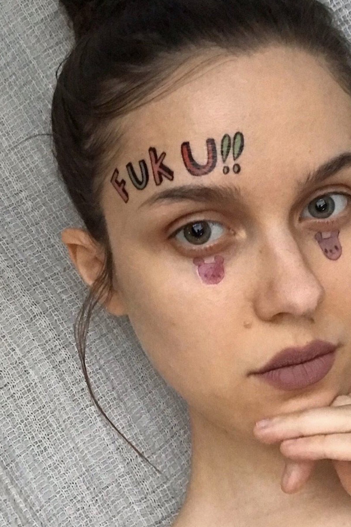 temporary tattoos ~ fuk this